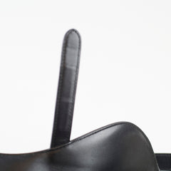 Christian Dior Medium Saddle Leather Black