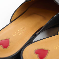 Gucci Pricetown Mules Leather Black - Size 36