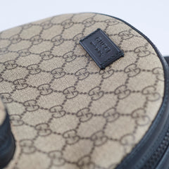 Gucci Small Eden Backpack GG Supreme Canvas Beige/Ebony