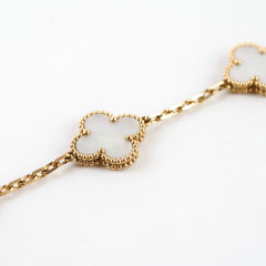 Van Cleef & Arpels Vintage Alhambra Mother Of Pearl MOP Bracelet