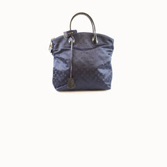 Louis Vuitton Lockit MM Nylon Desire Navy