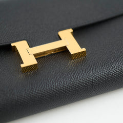 Hermes Constance To Go Black Epsom GHW 2025