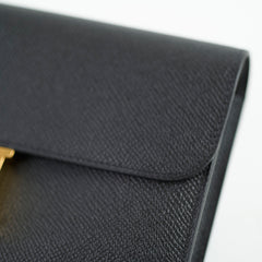 Hermes Constance To Go Black Epsom GHW 2025