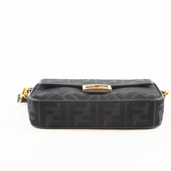 Fendi Medium Baguette Zucca Black