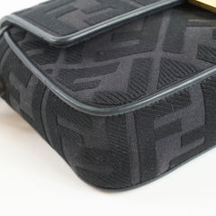 Fendi Medium Baguette Zucca Black