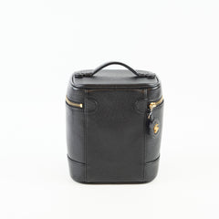 Chanel Vintage Timeless Vanity Bag Caviar Black