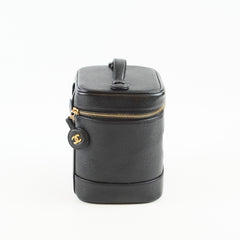 Chanel Vintage Timeless Vanity Bag Caviar Black