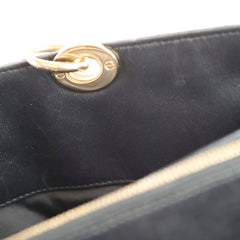 Christian Dior Large Cannage Tote Lambskin Black