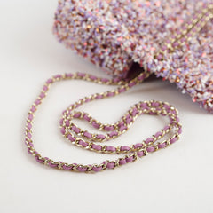 Chanel Mini Sequin Flap Pink/Lavender/White - 2026 Spring Collection