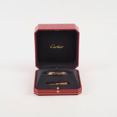 Hermes Cartier Small Model Love Bracelet Rose Gold Size 16