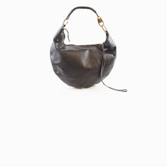 Gucci Leather Hobo Bag Black