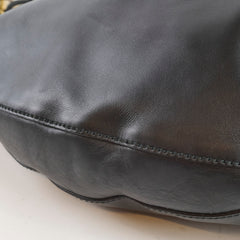 Gucci Leather Hobo Bag Black