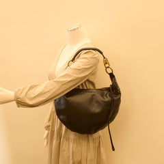 Gucci Leather Hobo Bag Black
