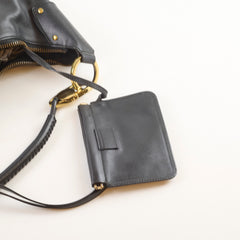 Gucci Leather Hobo Bag Black