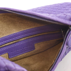 Bottega Veneta Intrecciato Purple Hobo with Wallet