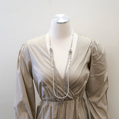 Chanel Long Necklace Crystal Pearl Costume Jewellery