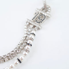 Chanel Long Necklace Crystal Pearl Costume Jewellery