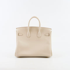 Hermes Birkin 25 Swift Beton A Stamp