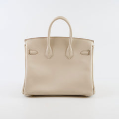 Hermes Birkin 25 Swift Beton A Stamp