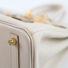 Hermes Birkin 25 Swift Beton A Stamp