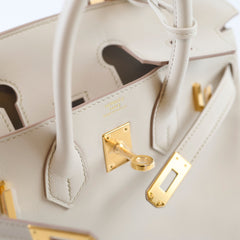 Hermes Birkin 25 Swift Beton A Stamp