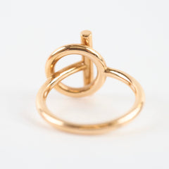 Hermes Echappee Ring Small Model Size 50