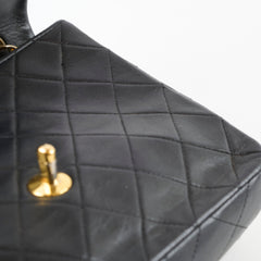 Chanel Vintage Flap Black 2 series with 24k GHW