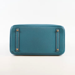 Hermes Birkin 30 Blue Jean Togo - P Stamp 2012