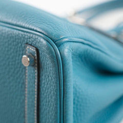 Hermes Birkin 30 Blue Jean Togo - P Stamp 2012