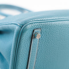 Hermes Birkin 30 Blue Jean Togo - P Stamp 2012