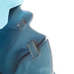 Hermes Birkin 30 Blue Jean Togo - P Stamp 2012