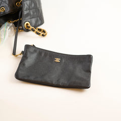 Chanel Medium 25 Bag Black Caviar