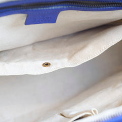 Gucci Bright Pit Tote Blue Patent