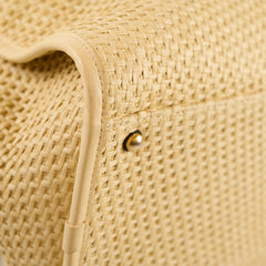 Chanel Deauville Shopping Tote Raffia Beige/Black