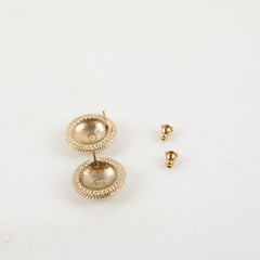 Chanel Stud Earrings Gold