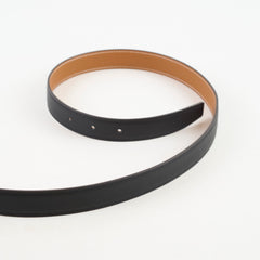 Hermes H Reversible Belt Black Gold Size 75
