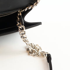 Christian Dior Crystal Embellished Diorama Oblique Black
