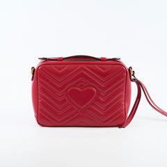 Gucci GG Marmont Camera Bag Red
