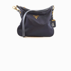Prada Tessuto Nylon Saffiano Vela Navy