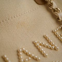 Chanel Deauville Tote Cream Medium