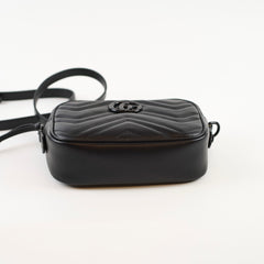 Gucci Marmont Mini Camera Black Crossbody