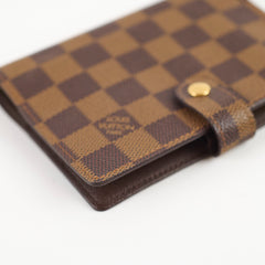 Louis Vuitton Louis Vuitton Damier Ebene Small Ring Agenda PM