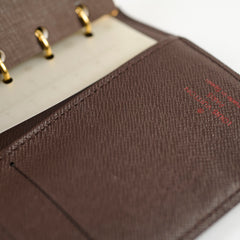 Louis Vuitton Louis Vuitton Damier Ebene Small Ring Agenda PM