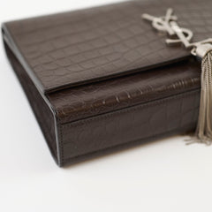 Saint Laurent Kate Tassel Bag Brown