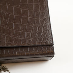 Saint Laurent Kate Tassel Bag Brown
