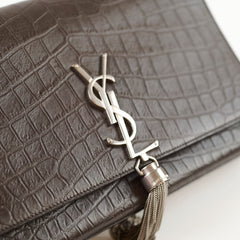 Saint Laurent Kate Tassel Bag Brown