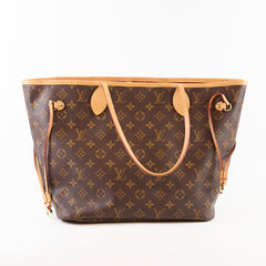 Louis Vuitton Neverfull MM Monogram with Pouch