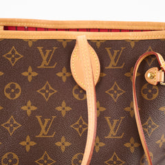 Louis Vuitton Neverfull MM Monogram with Pouch