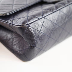 Chanel Large Reissue 227 Aged Calfskin Navy