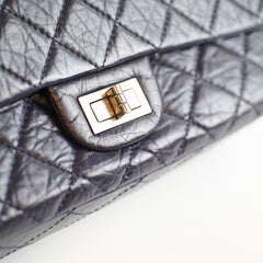 Chanel Large Reissue 227 Aged Calfskin Navy